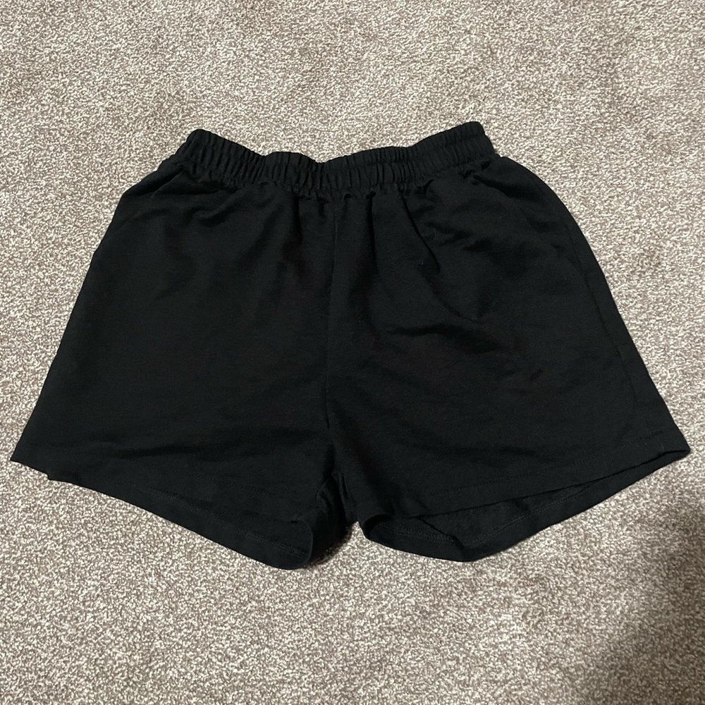 Black Cloth Shorts